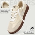 thumbnail image 3 of Ecetana Womens Walking Shoes PU Leather Low Top Tennis Shoes Non-Slip Casual Sneakers for Women, 3 of 7