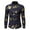 Navy, variant on TIHLMK Mens Long Sleeve T Shirts Men Nightclub Shiny Golden 3D Rose Printed Slim Fit Button Down Party Dress Shirt