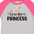 thumbnail image 4 of Inktastic Grandpa's Princess Crown and Flowers Girls Toddler T-Shirt, 4 of 5