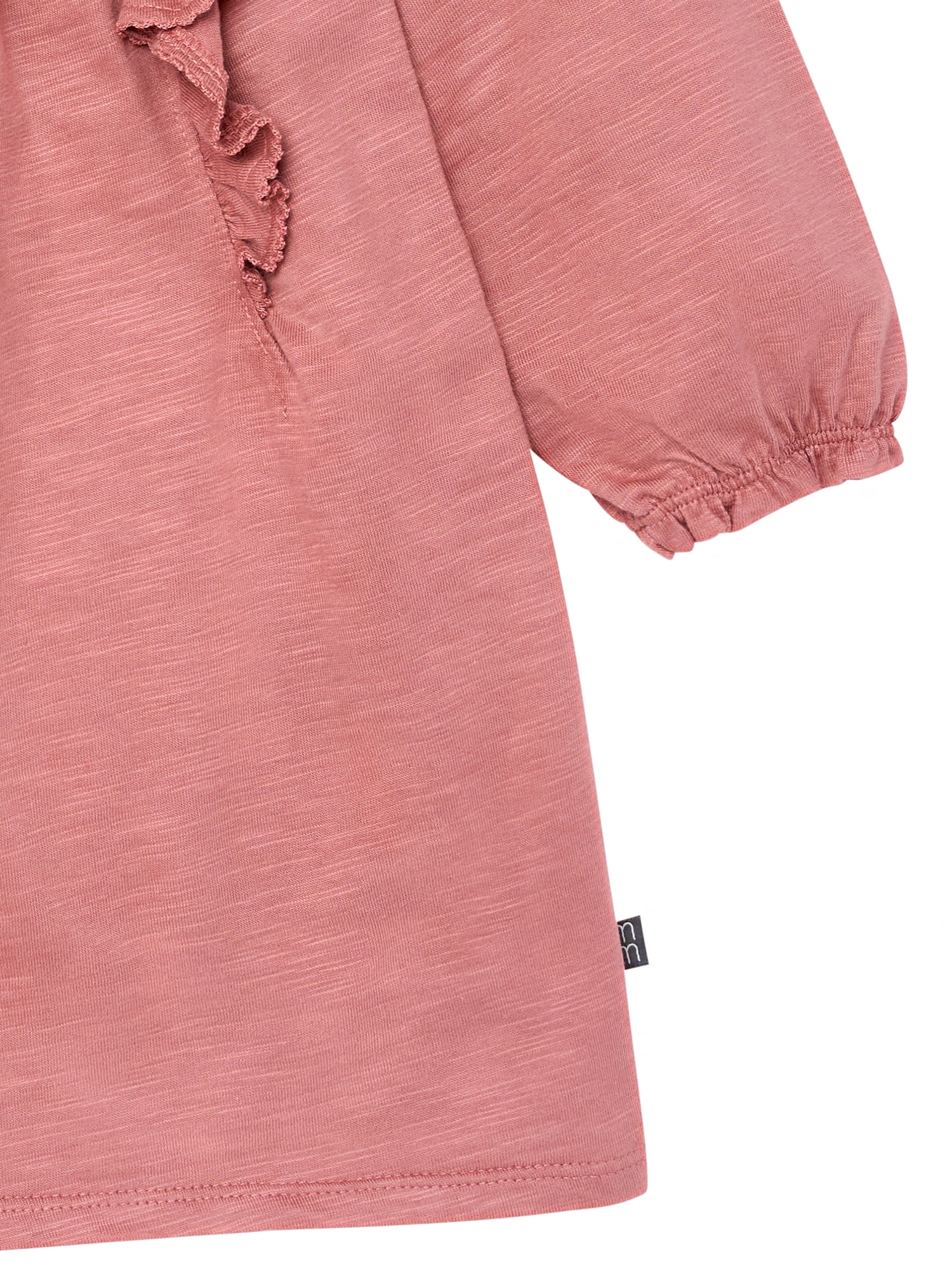 Modern Moments by Gerber Toddler Girl Dress with Ruffles, Sizes 12M-5T
