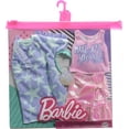 thumbnail image 4 of Barbie Fashion Pack with Starry T-Shirt Dress, Top, Skirt & 2 Accessories for Dolls (2 Outfits), 4 of 4