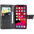 thumbnail image 2 of Compatible with iPhone 11 Wallet Case for Women, Leather Flip Folio with Kickstand Magnetic and Card Holder Protective Case for iPhone 11 Butterfly Black SD, 2 of 16