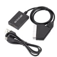thumbnail image 2 of HDMI a SCART Converter 1080P Video Audio Adaptador Cables Interconexiones para grabadoras de video DVD HD TV STB Sky Crt TV con cable de alimentación SM SunniMix Convertidor de HDMI a euroconector, 2 of 7