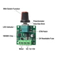 thumbnail image 2 of Chendee For Pwm Dc Motor Speed Regulator 2A 1.8V-15V Speed Control Switch Function, 2 of 8