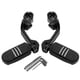 thumbnail image 1 of Kenally 1 par de reposapiés para motocicleta, abrazadera de montaje de Pedal largo, estriberas plateadas Vehículos, repuestos y accesorios Mis Negro Kenally VI002325-01, 1 of 6