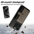 thumbnail image 5 of Allytechgroup Credit Card Slots Kickstand Shockproof Slim PU Leather Wallet Cell Phone Case for Apple iPhone 15 Plus, Gray, 5 of 7