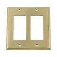 thumbnail image 1 of Nostalgic Warehouse 720062 Plaque Switch New York avec Double Bascule, Laiton Non Laqué, 1 of 3