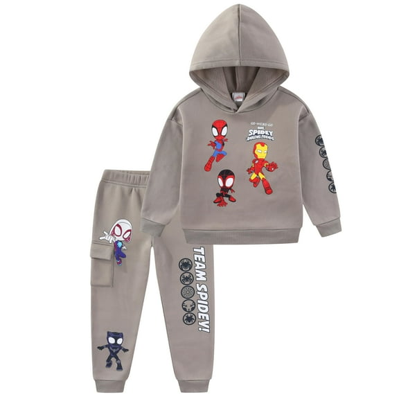 Marvel Spidey and His Amazing Friends Pullover Hoodie and Pants Set (Boys), 2 Piece Set, Sizes 3T-7
