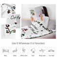 thumbnail image 4 of Merry Christmas Throw Flannel Blanket 60x80In Winter Snowman Pine Trees Leaf Snow Retro Super Soft Cozy Bed Blanket, Lightweight Plush Fuzzy Bed Throw for Bedroom Sofa Couch Living Room, 4 of 4
