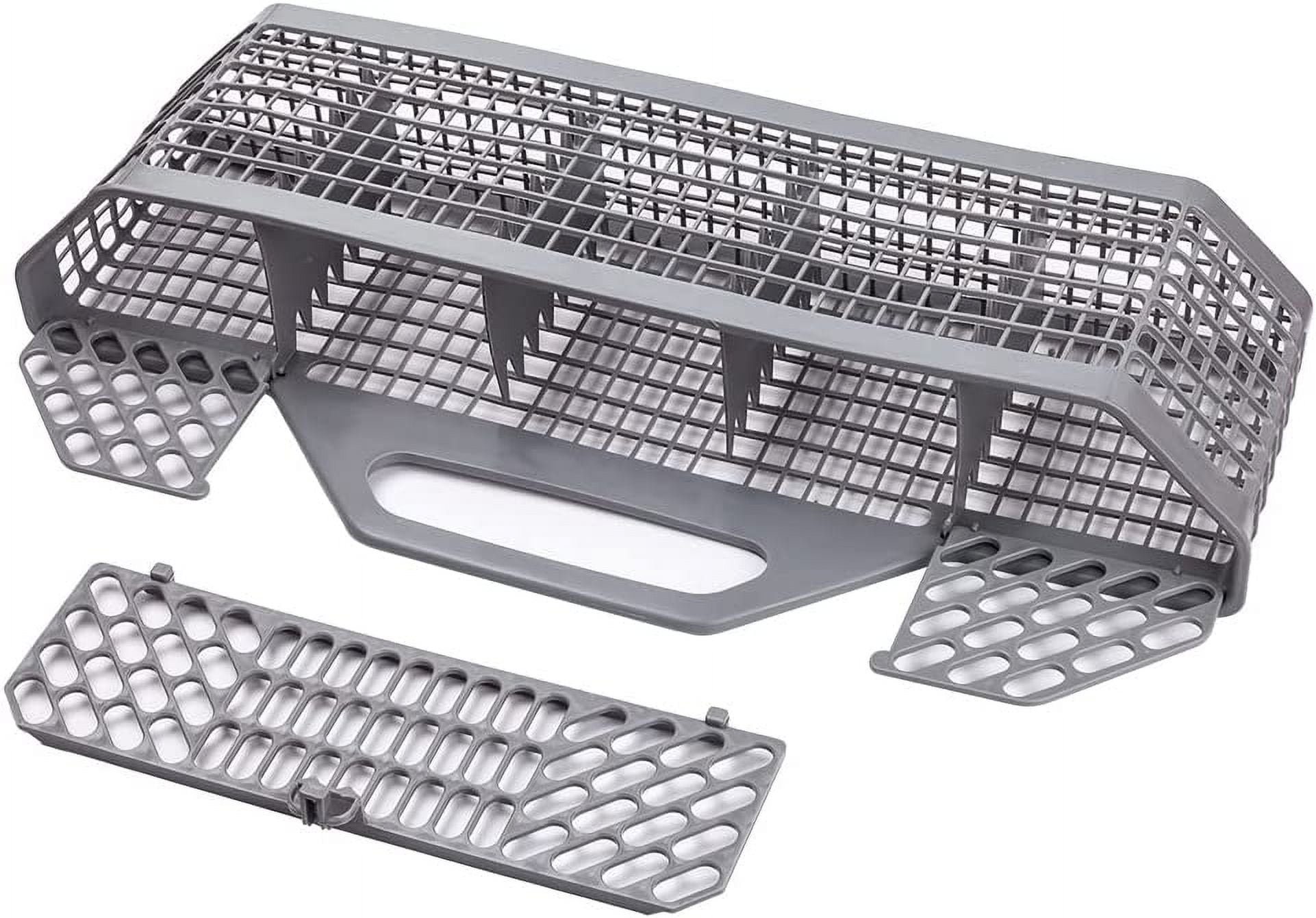 Universal Dishwasher Cutlery Basket Replacement WD28X10128 Dishwasher Utensil Silverware Basket, Compatible with Part No. AH959351, EA959351, PS959351, WD28X10127, WD28X10132