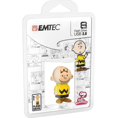 EMTEC USB 2.0 Peanuts Snoopy Flash Drive, 8GB - Walmart.com
