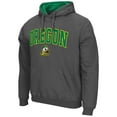 thumbnail image 2 of Men's Colosseum Charcoal Oregon Ducks Arch & Logo 3.0 Pullover Hoodie, 2 of 3