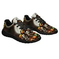 thumbnail image 6 of Skeleton Pumpkin Halloween Shoes Sneakers for Women Men Black Size 3.5, 6 of 7