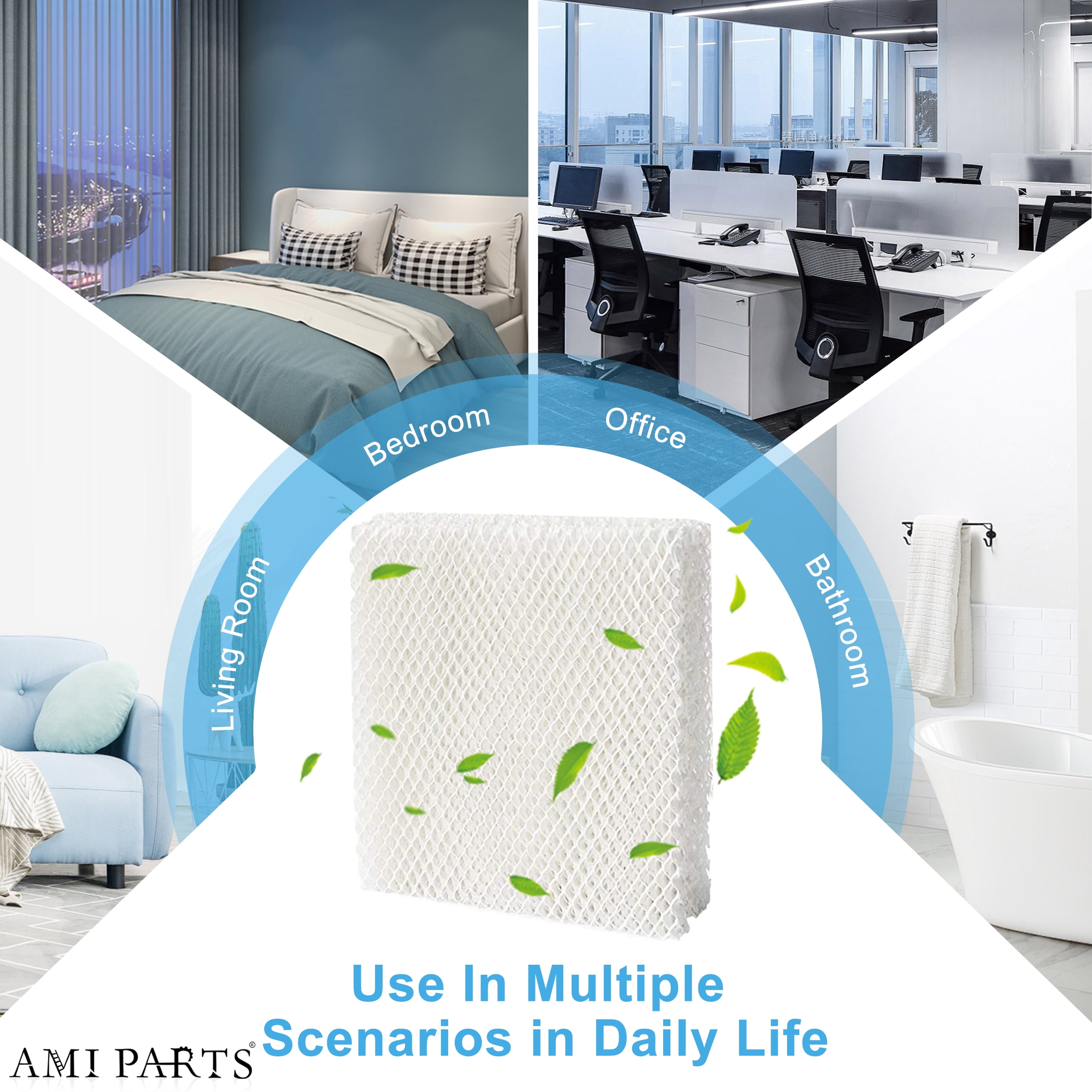 AMI PARTS Humidifier Replacement Wicking Filter HFT600 for Honeywell Filter T HFT600 / HFT600PDQ HEV615
