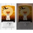 thumbnail image 2 of Caroline's Treasures BB4367CNL Halloween Wire Fox Terrier Ceramic Night Light, 6x4x3", multicolor, 2 of 2