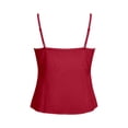 thumbnail image 6 of Lixiuxyad Womens Tank Tops Summer Camisole Top With Bow Knot And Lace Trim For A Slim Fit Casual Style,Red, 6 of 6