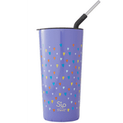 S'ip by S'well Vacuum Insulated Stainless Steel Takeaway Tumbler, Hearttrob, 24 oz