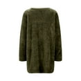 thumbnail image 4 of WEAIXIMIUNG Sweatshirts Mama pour Femmes Grande Taille Sweat à Capuche Ample Cœur Imprimé Ekg Double Poche Col Rond Manches Longues, 4 of 4