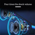 thumbnail image 4 of Barra de sonido de plástico 40Hz-20 kHz-compatible con Azultooth 5.0 dual bocina baterista RGB RGB Light Silicone Padter Anti-Slip Altador Inevent EL023516-01B, 4 of 7