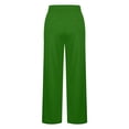 thumbnail image 4 of Staki Big Girls Flared Leggings Girl's Bootcut Yoga Pants with Pockets,High Waisted Casual Kids Bell Bottoms Pants 6-10Y 11-15Y(Green,8-9 Years), 4 of 5
