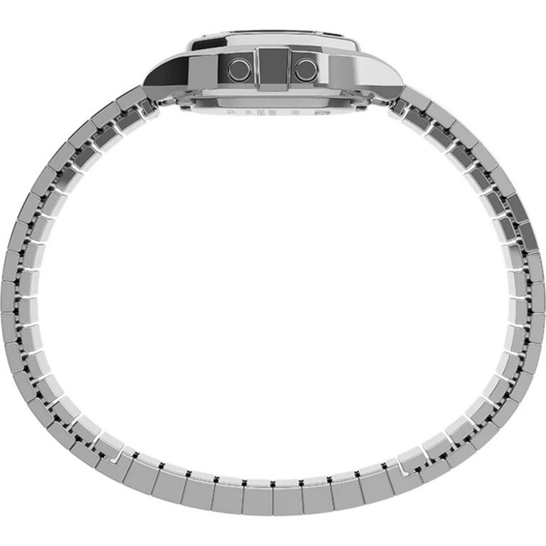 Timex TW2U94200 Unisex T80 Mini Silver Expansion Band Watch