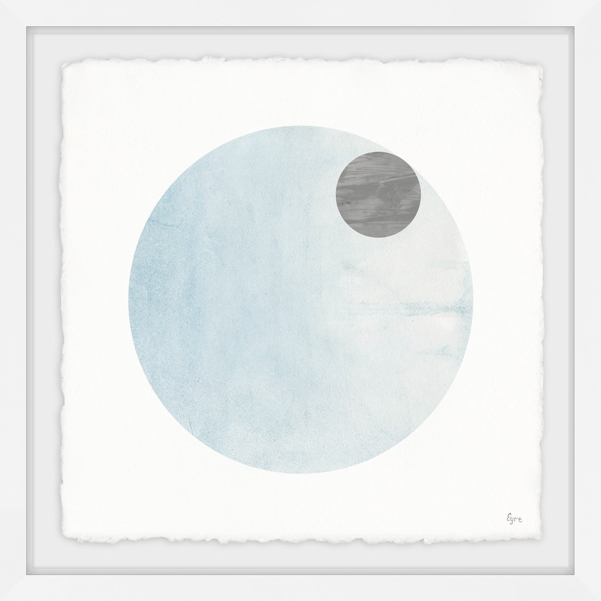 Dark in the Blues II Framed Painting Print