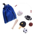 thumbnail image 2 of hengtong Dollhouse Miniature Sports Set Dollhouse Sports Equipment for Home Kids Boys, 2 of 9