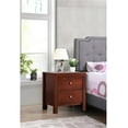 thumbnail image 2 of Glory Furniture Burlington 2 Drawer Nightstand in Cherry, 2 of 8