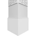 thumbnail image 5 of Ekena Millwork 10"W x 9'H Craftsman Classic Square Non-Tapered Paisley Fretwork Column w/ Standard Capital & Standard Base, 5 of 8