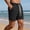 Black, variant on WIZUTIZ Mens Sweat Shorts Casual Drawstring Elastic Waist Waffle Workout Gym Short 7 inch Inseam Running Short with Pocket