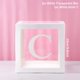 thumbnail image 1 of Caja transparente personalizada con alfabeto para decoración de Baby Shower, niño y niña, decoración para fiesta de primer cumpleaños y boda, 1 of 4