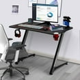 thumbnail image 6 of VANSPACE 44 Inch Ergonomic Gaming Desk, Z Shaped Office Computer Desk with Large Mouse Pad, PC Gamer Table with Gaming Handle Rack, Cup Holder and Headphone Hook, 6 of 7