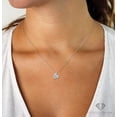 thumbnail image 3 of 925 Sterling Silver Micro Pave Love Knot Pendant Necklace, Cubic Zirconia, Giorgio Bergamo Silver, 3 of 6