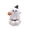 White A, variant on Halloween Resin Figurine With Rotating Pumpkin Base Skull Ghost Tombstone For Shelf Desk Mantel Decor 1 Pack