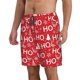thumbnail image 2 of Fotbe Christmas Hohoho Trajes de Baño Estampados para Hombre, Shorts de Verano de Secado Rápido, Ropa de Playa, Bañadores-Medium, 2 of 6
