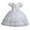 Style B#041 White, variant on Girls Princess Gown Performance Girls Formal Dress Puff Sleeve Embroidered Bodice Layered Tulle Skirt with Bowknot for Special Occasions and Parties Princess Dress Up for Girls 4-6 (White 70)