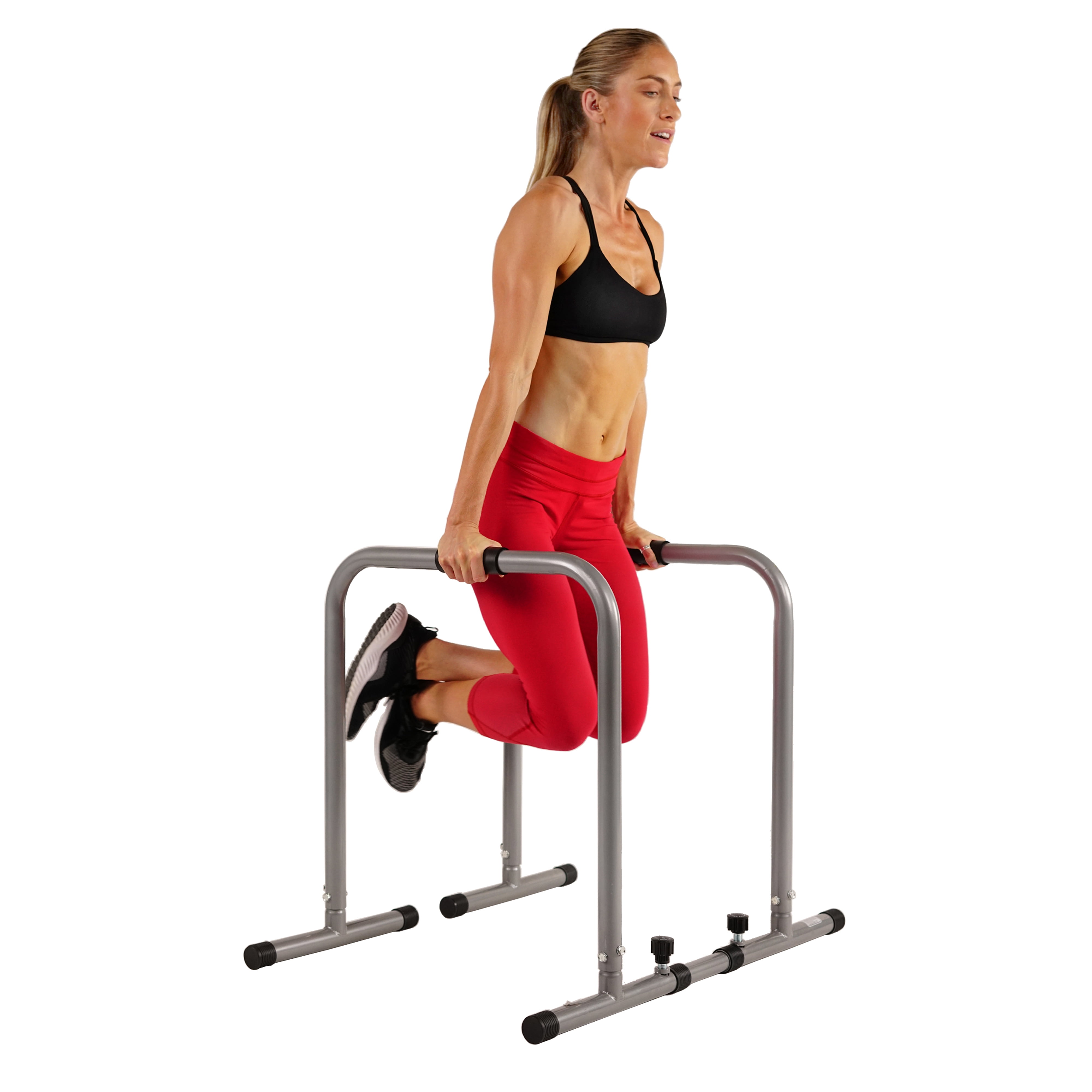 Goplus Dip Stand Pull Push Up Bar Heavy Duty Muscle Workout Exercise Fitness Gym 
