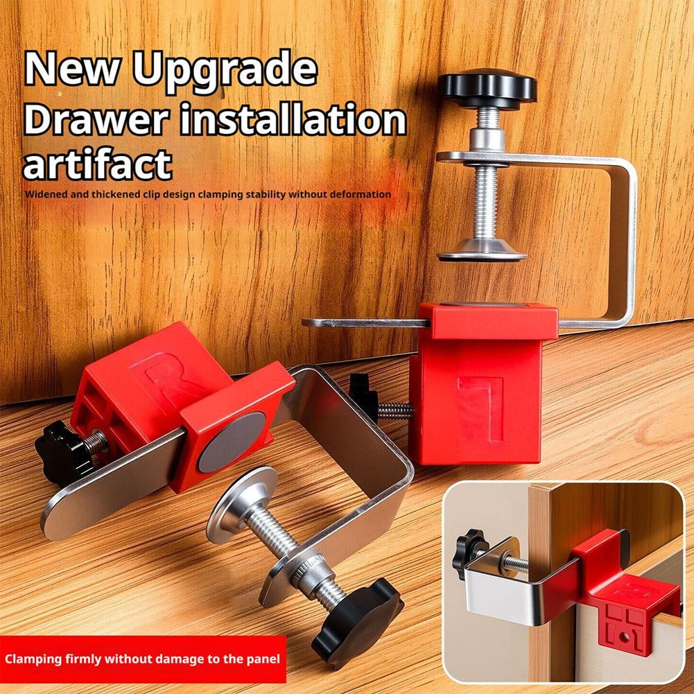 Adjustable Drawer Fixing Clip Quick-Install Large Panel Mounting Clamp for Carpentry Jig Auxiliary Accessories Tool