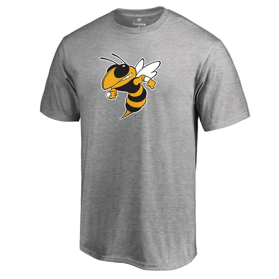 Men's Ash Georgia Tech Yellow Jackets Primary Team Logo T-Shirt