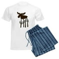 thumbnail image 6 of CafePress - Alaska Moose Men's Light Pajamas - Men's Light Loose Fit Cotton Pajama Set, 6 of 7
