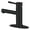 Matte Black, variant on Fauceture LS8428DL Concord Single-Handle Bathroom Faucet with Push Pop-Up, Brushed Nickel