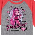 thumbnail image 3 of Monster High - Draculara - Toddler And Youth Raglan Graphic T-Shirt, 3 of 6