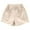 Beige, variant on fatyb Casual Shorts for Toddler Boys Girls Cotton Pull on Shorts Solid Color Kids Summer Shorts with Pockets
