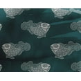 thumbnail image 4 of oneOone Georgette Viscose Fabric Fish Block Printed Fabric 1 Yard 42 Inch Wide, 4 of 4
