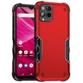 thumbnail image 2 of For T-Mobile Revvl 6 5G Slim Tough Shockproof Hybrid Heavy Duty Dual Layer TPU Bumper Rugged Rubber Defend Armor Cover ,Xpm Phone Case [ Red ], 2 of 7
