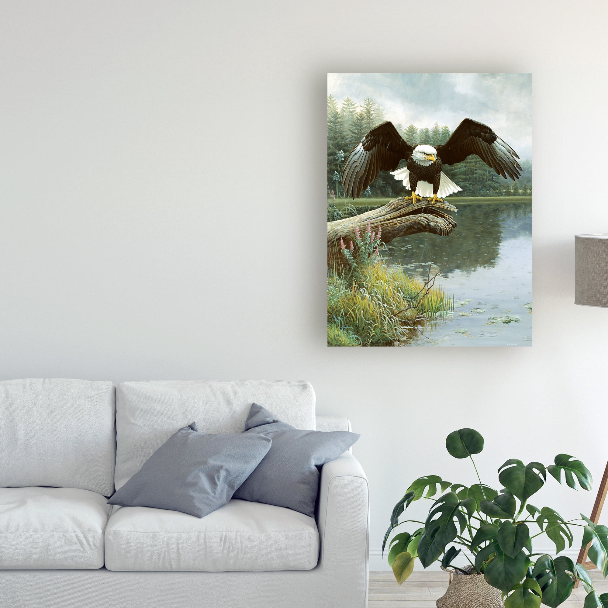 Trademark Fine Art 'Majestic Showers' Canvas Art by Michael Budden