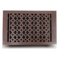 thumbnail image 3 of 8'' x14''  VR100 Floor Vent Cover Register with Damper – Tudor Mushroom Design, Cast Aluminum Powder Coated, Decorative Repaintable Vent for Floors Walls Ceilings HVAC, 3 of 9