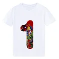 thumbnail image 3 of Camiseta de algodón con dibujos animados para niña, ropa de fiesta de cumpleaños de Disney Marvel, camiseta para niños, número 1, 2, 3, 4, 5, 6, 7, 8 y 9, camiseta de cumpleaños de héroe para niña, 3 of 4