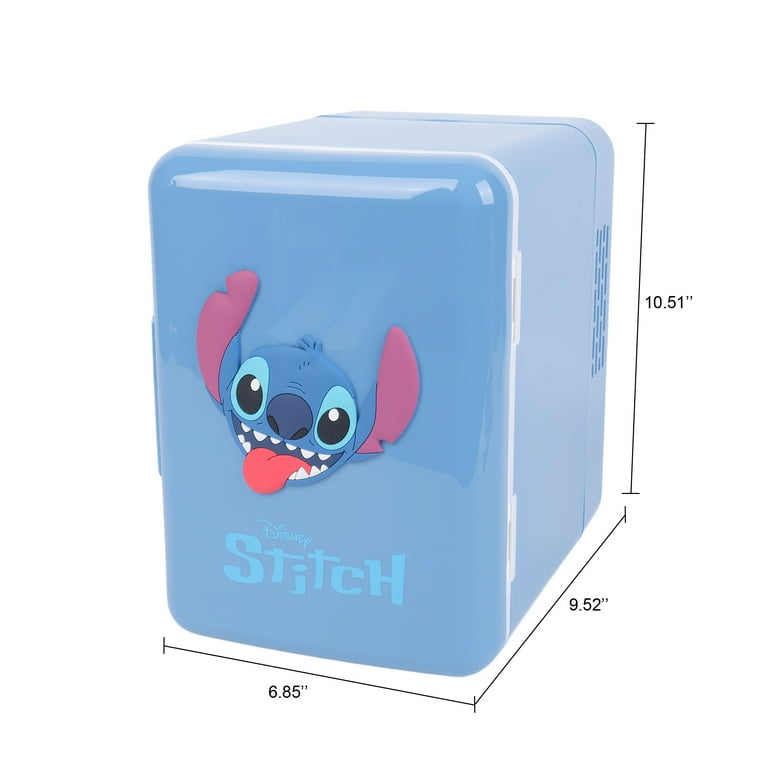 Disney's Stitch 4L 6-Can Mini Fridge, Blue - Walmart.com