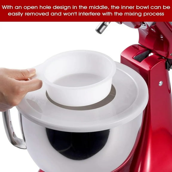Mixer Bowl Cover for KitchenAid 4.5-5 Quart Tilt-Head Stand Mixers, Mixer Splatter Guard Lid to Prevent Spilling of Ingredients
